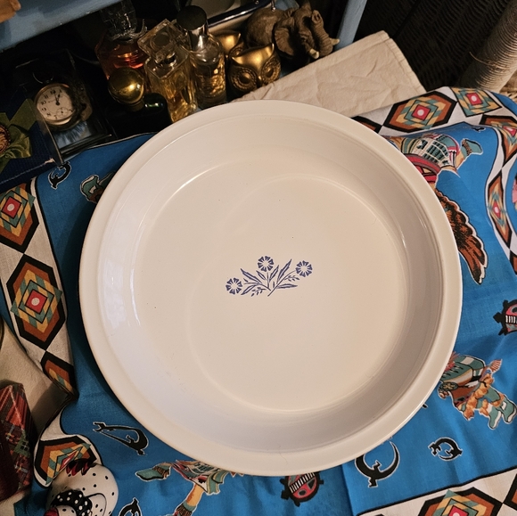 Vintage Corningware Blue Cornflower Pie Plate - Picture 2 of 3